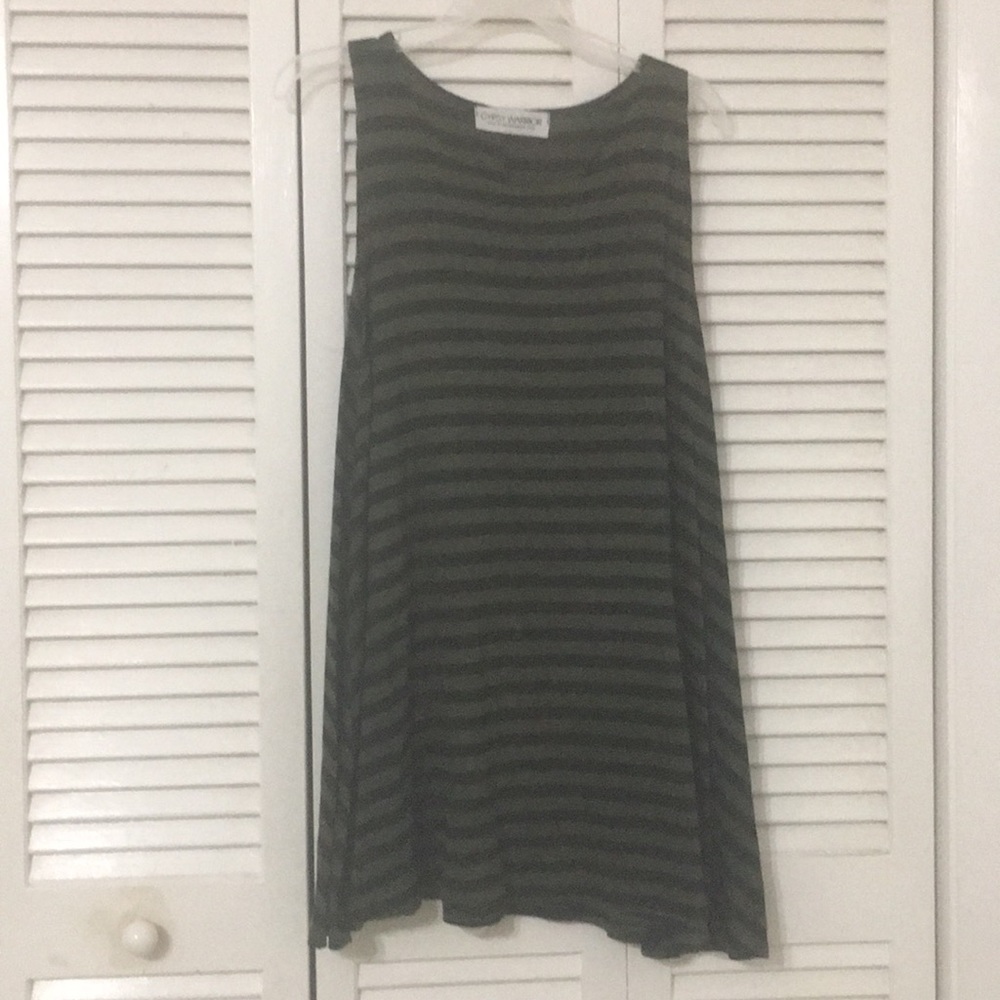 Striped swing dress